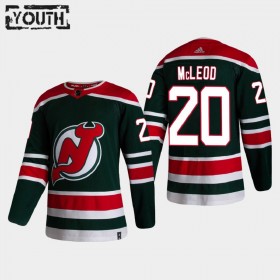 New Jersey Devils Trikot Michael McLeod 20 2020-21 Reverse Retro Authentic - Kinder
